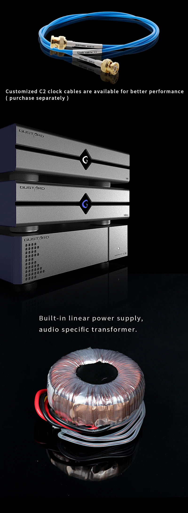 Gustard N18 N18pro SFP Gigabit Optical Module 1Meter LC-LC Fiber Optical Cable For Network Ethernet Switch SFP+10M/100M/1000M