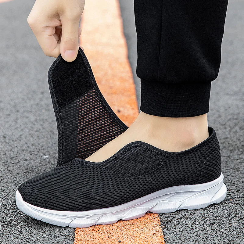 Men Orthopedics Wide Feet Swollen Walking Casual Sneakers Fashion Thumb Eversion Adjusting Soft Comfortable Diabetic Man Shoes
