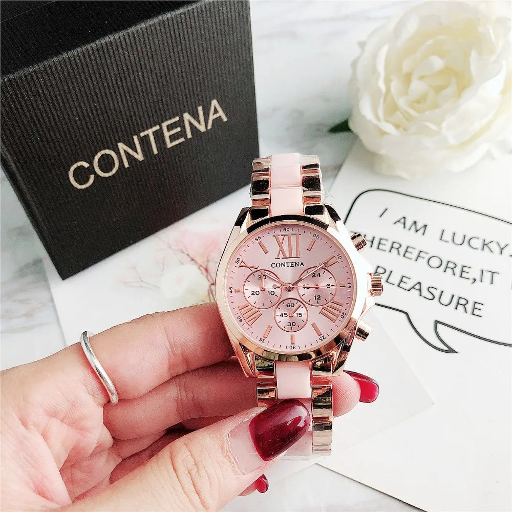 Top Brand Luxury Watches for Women Fashion Creative Steel Bracelet Women's Watches Ladies Quartz Bracelet Watch Reloj Mujer
