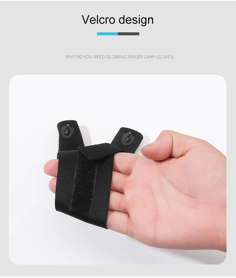 Rechargeable Led Flashlight Glove Gift for Dad Boyfriend Husband Lights Car Guy Cool Gadgets Tools for Fishing Camping Repair