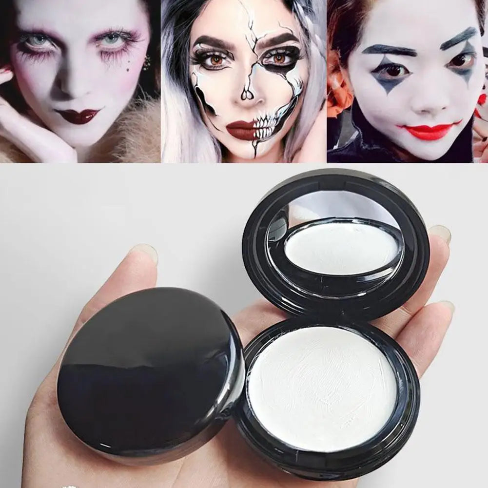 Halloween Zombie Clown White Makeup Foundation Cream Concealer Cosplay Make-Up Face Cream Face White Face Body Paint Cosmetics