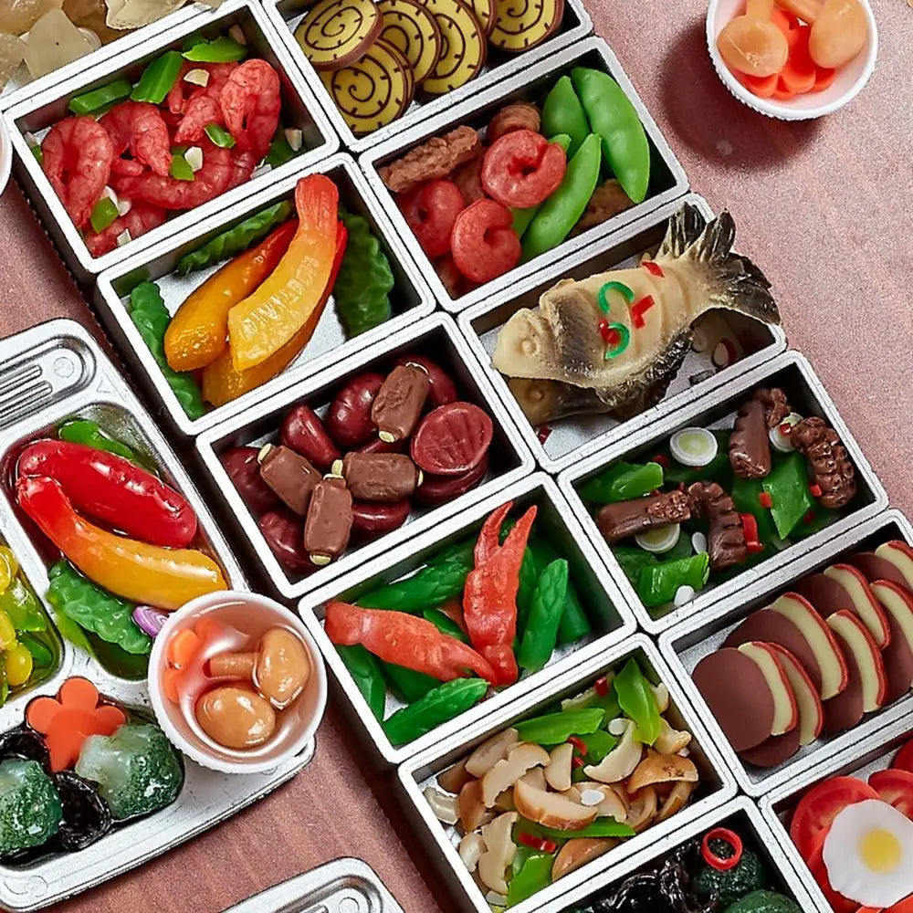 3D Pretend Play Kitchen Toys DIY Creative Cooking Interactive Toys Funny Reusable Mini Fast Food Model Toy Toddlers Girls Boys