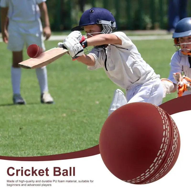 Cricket Ball Sports Wind Indoor Outdoor Soft Training Balls for Practice Portable Training Balls for Swinging Bouncing Spinning