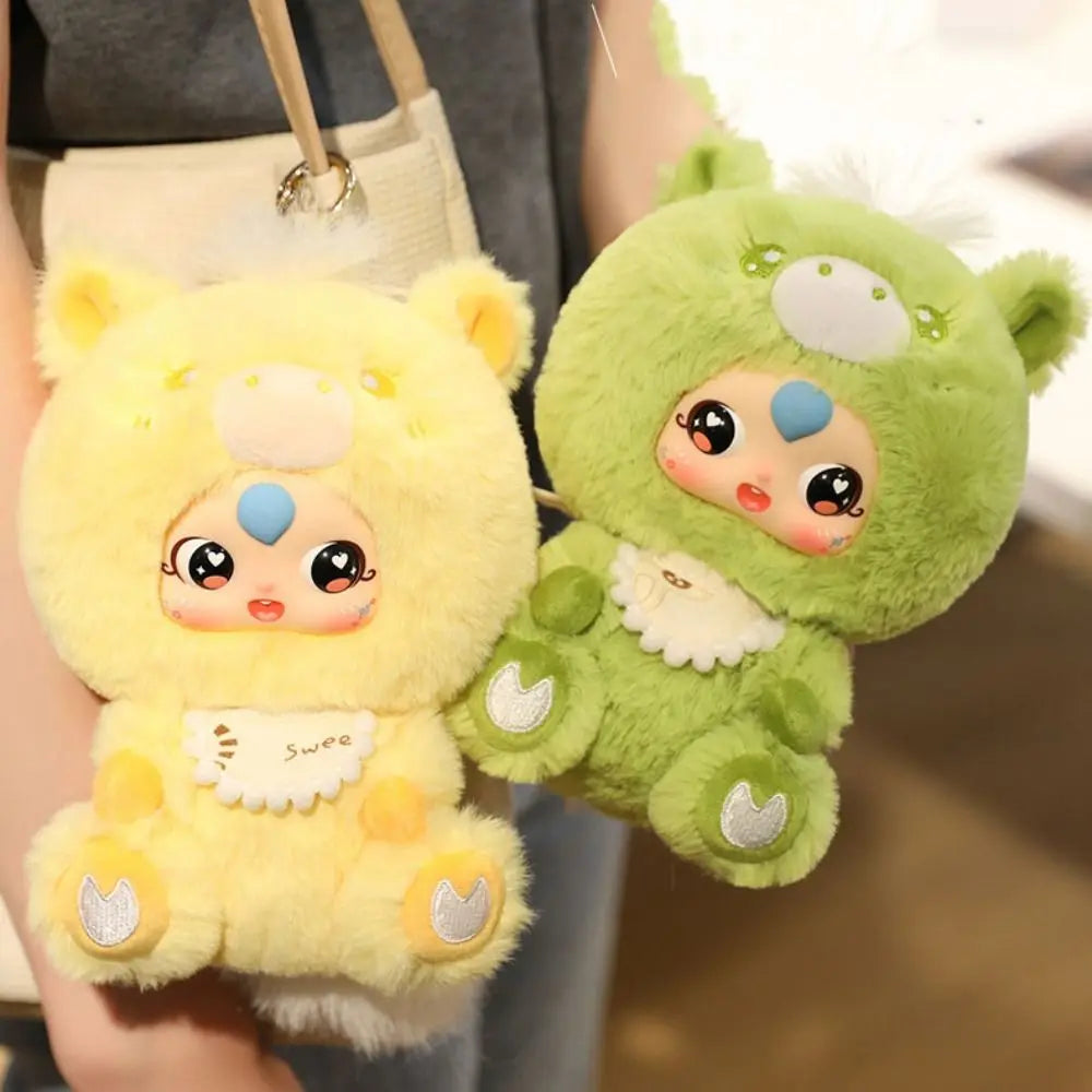 Kid's Accompany Dolls Pony Vinyl Pony Vinyl Plush Doll Soft Animal Vinyl Face Plush Toy Cute Pet Stuffed Plush Toys Boys Girls