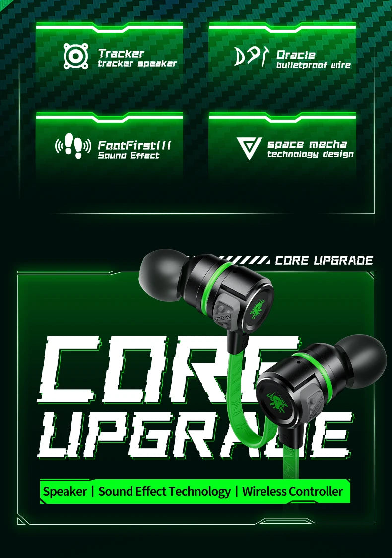 Hammerhead G20 Earphone With microphone in-ear Gaming headphone wire handsfree fones Stereo Comparison Razer Hammerhead V2 Pro