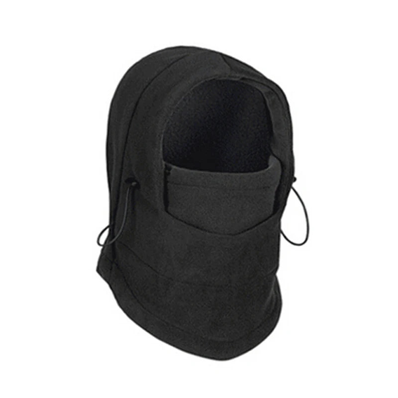 Winter Men Women Warm Hat Waterproof Thermal Fleece Balaclava Hat Hooded Neck Warmer Hiking Scarves Outdoor Riding Windproof Cap