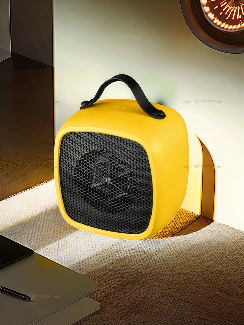 Portable Mini Heater for Indoor Office and Home Quiet Fast Heating Warmer Fan 500W PTC Ceramic Warm Air Heater for Winter