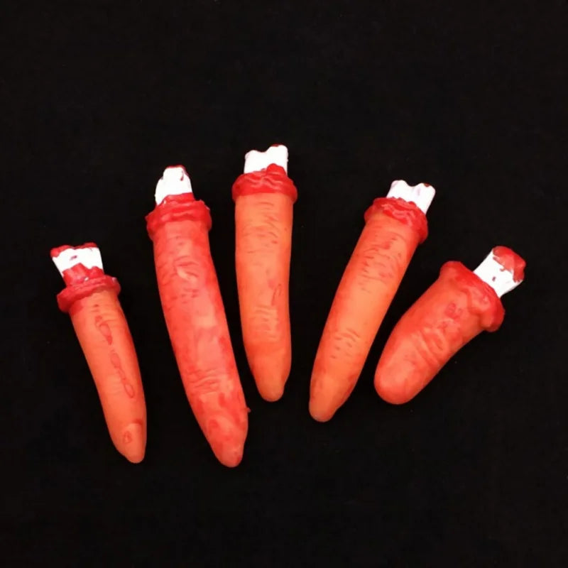 Halloween Props Horrible Blood Broken Fake Limbs Fingers Legs Arm Feet Latex Tricky Toys For Haunted House Decorations
