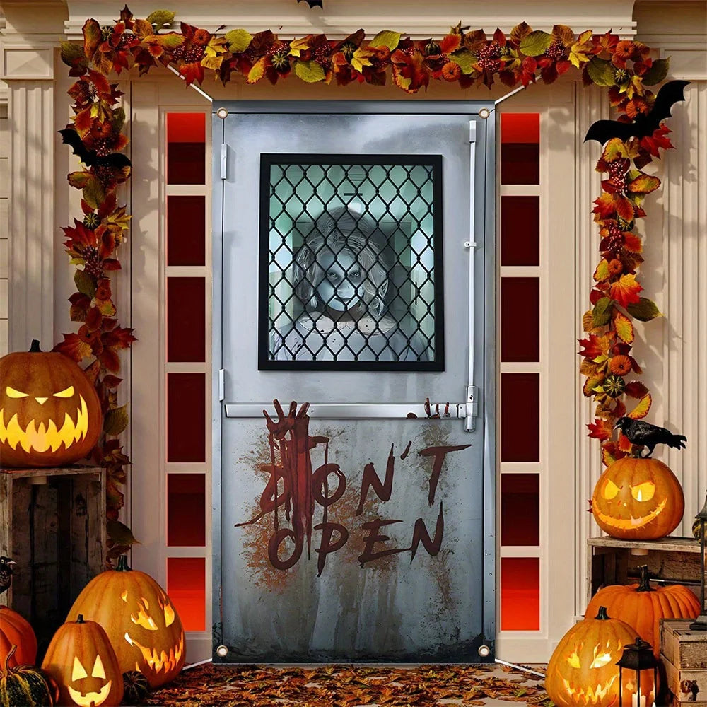 Halloween door decorations for festivals, made of polyester, multi-purpose, suitable for both indoor and outdoor use