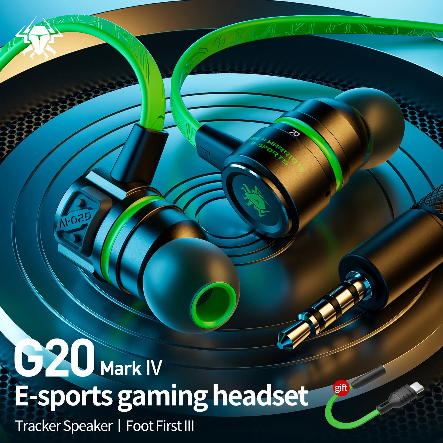 Hammerhead G20 Earphone With microphone in-ear Gaming headphone wire handsfree fones Stereo Comparison Razer Hammerhead V2 Pro
