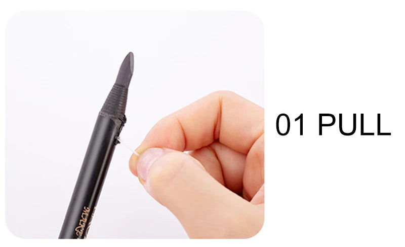 1PC Eyebrow Pencil Waterproof Microblading Eyebrow Pen Tint Tattoo Eyebrows Makeup 6 Colors Natural Long Lasting Eye Brow Pencil