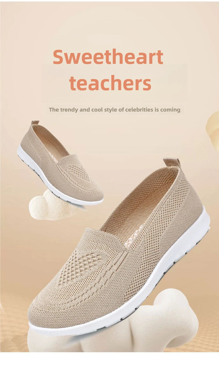 Women's Shoes Spring Summer Casual Breathable Chunky Sole Flat cheap shoes clearance