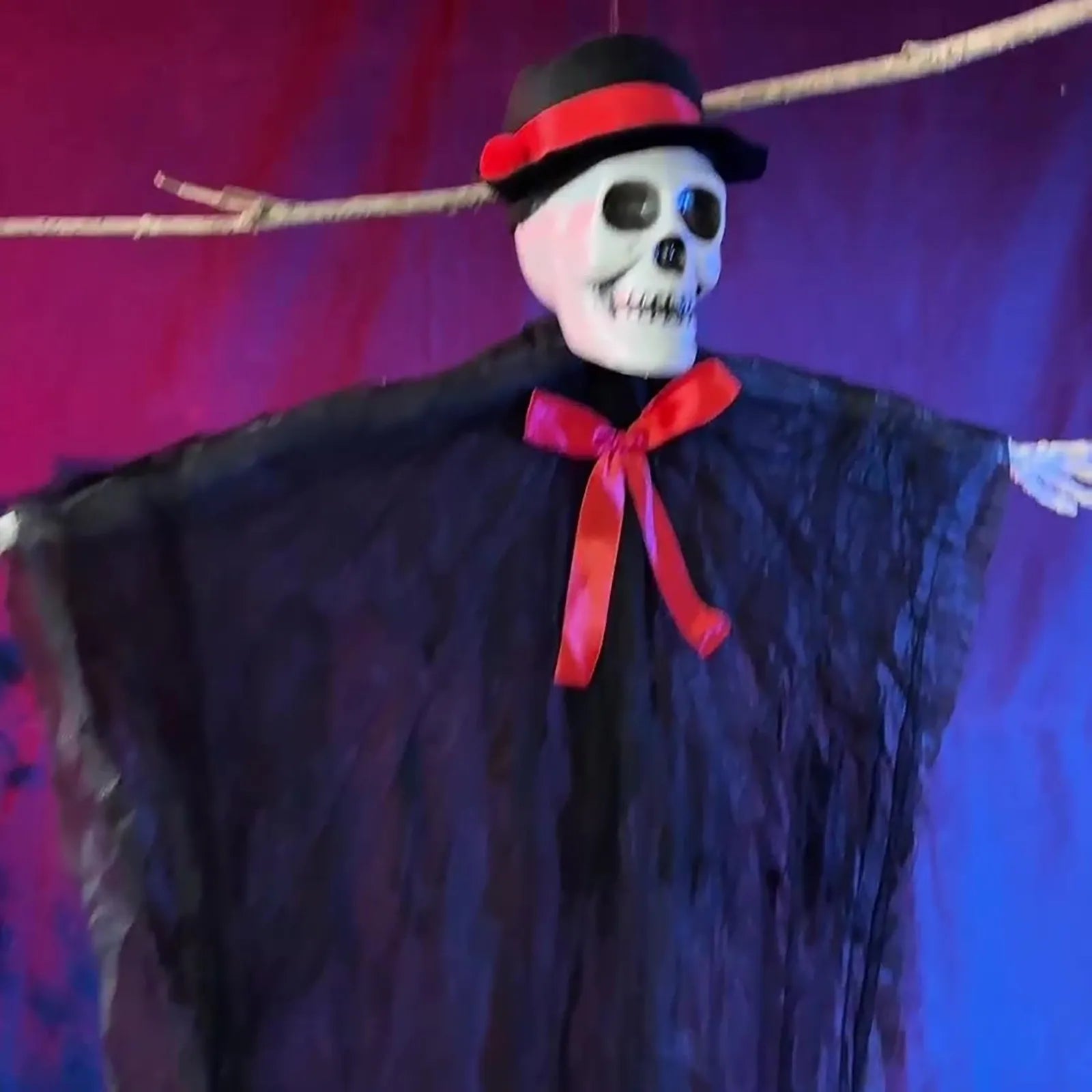 Halloween Skeleton Decor Haunted House Hanging Ornaments Halloween Scene Layout Decorations Holiday Decorative Supplies