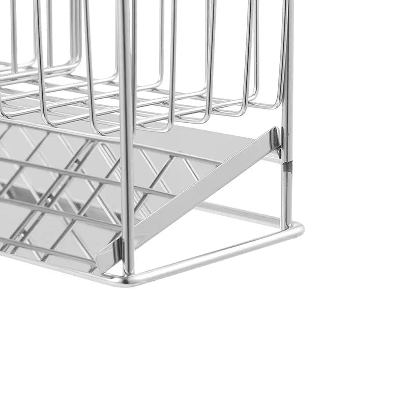 Kitchen Space Stainless Steel Sink Drain Rack Sponge Storage Holder Soap Drainer Shelf Basket Organizer Kitchen Accessories