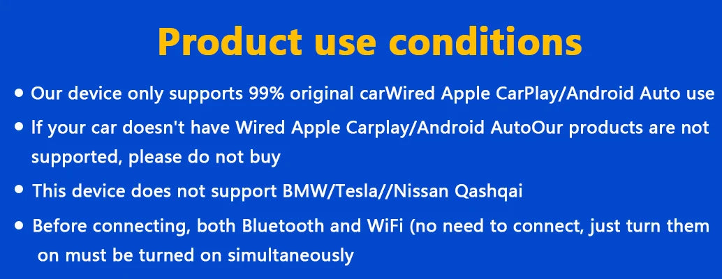 New Wired to Wireless CarPlay and Android Auto 2 in 1 Mini Adapter 5GHz WiFi5 for 99% Original Wired CarPlay/Auto Cars