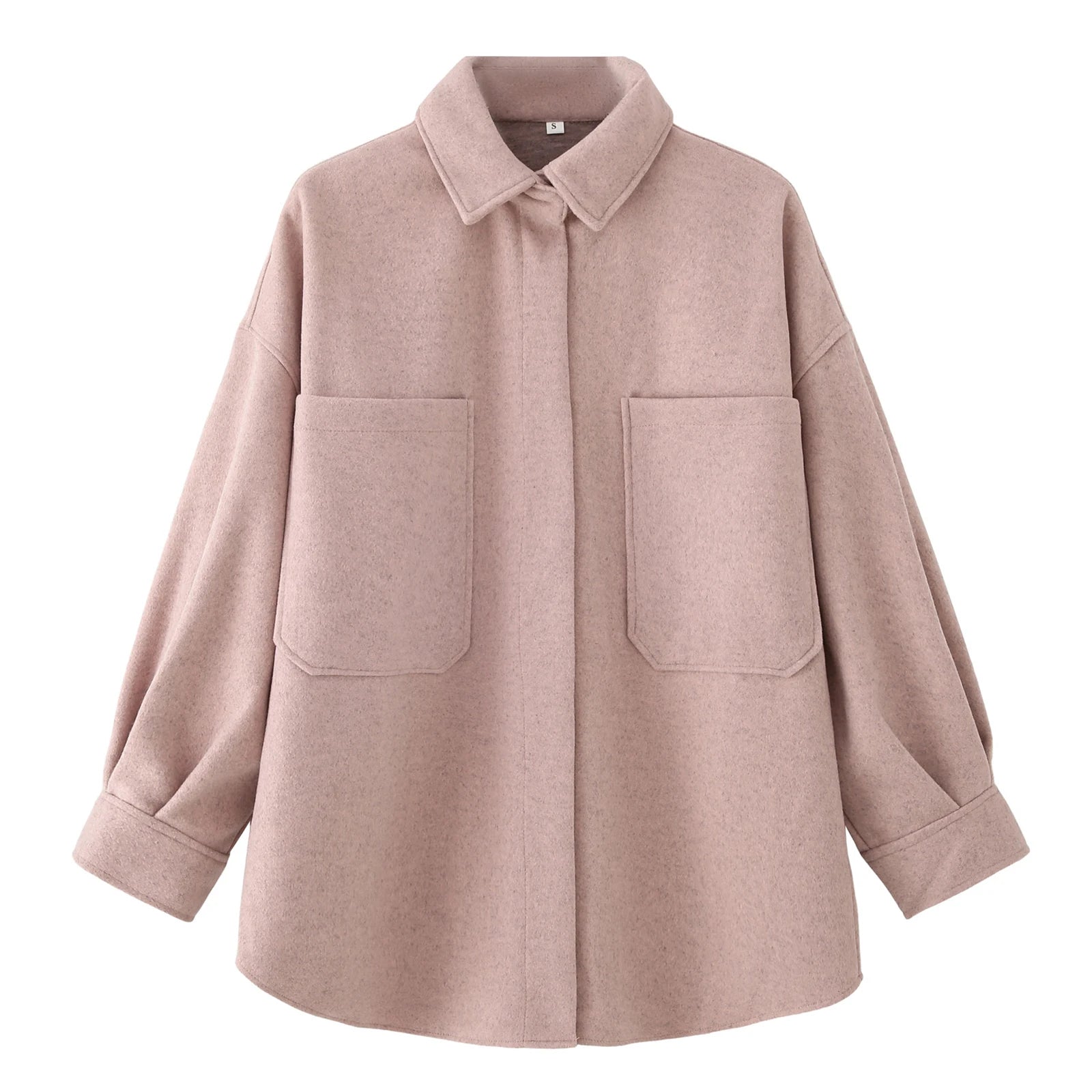 Women Casual Comfort Jackets Cozy Soft Fabric Casual Lapel Collar Winter Outerwear Female Daily Vintage Wearing With Pocket