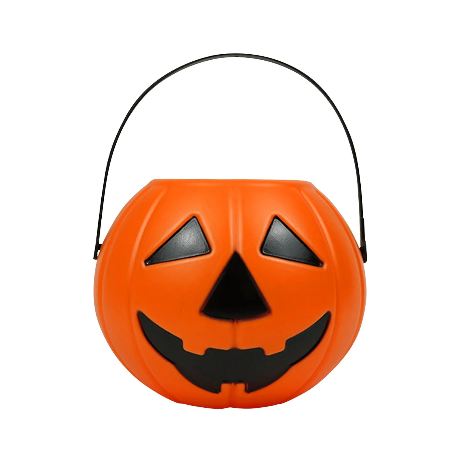 Halloween Candy Bucket Pumpkin Bucket Portable Basket Kids Favor Trick Or Treat Bucket Halloween Party Decoration Supplies
