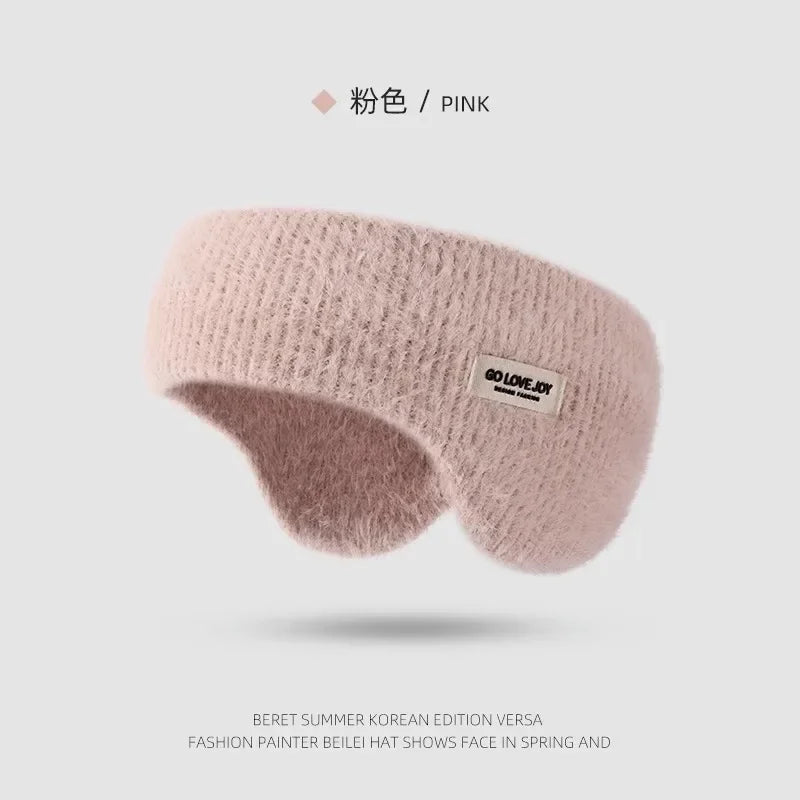 Winter Ear Warmer Earmuffs Headband Cute Hair Bands Outdoor Skiing Sport Thick Hairband For Women Men Headscarf Hair Accessories