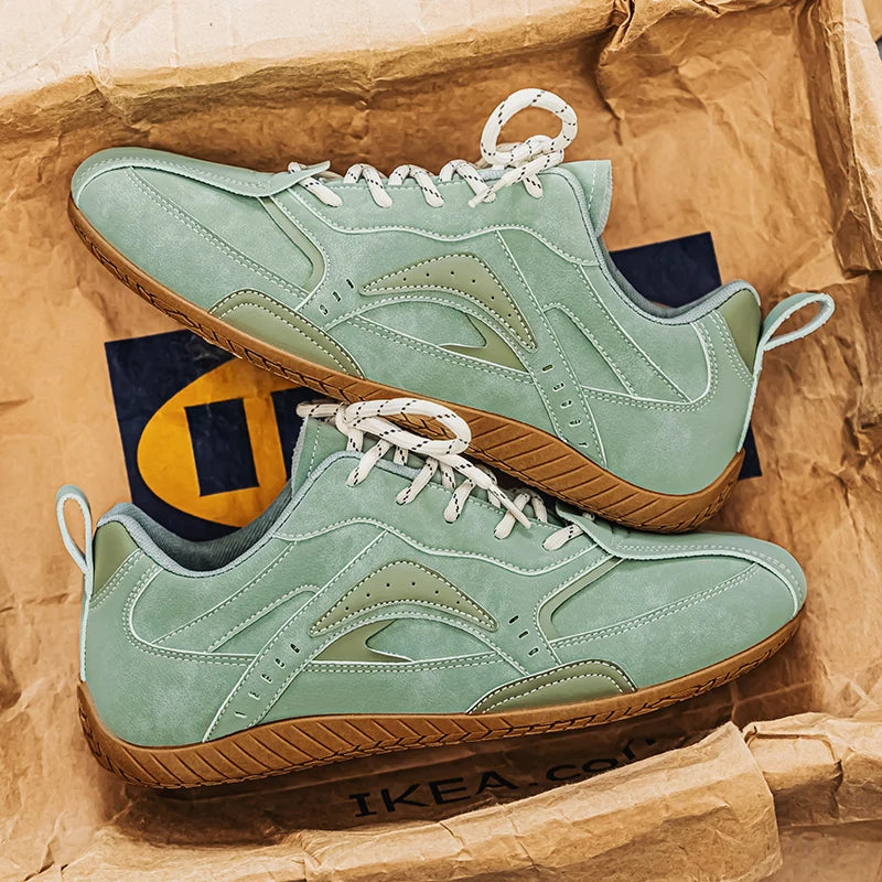 Shoes for Men Training Shoes German Style Lightweight Breathable Sneakers Vulcanized Shoes Retro Casual Gym Walking Men Sneakers