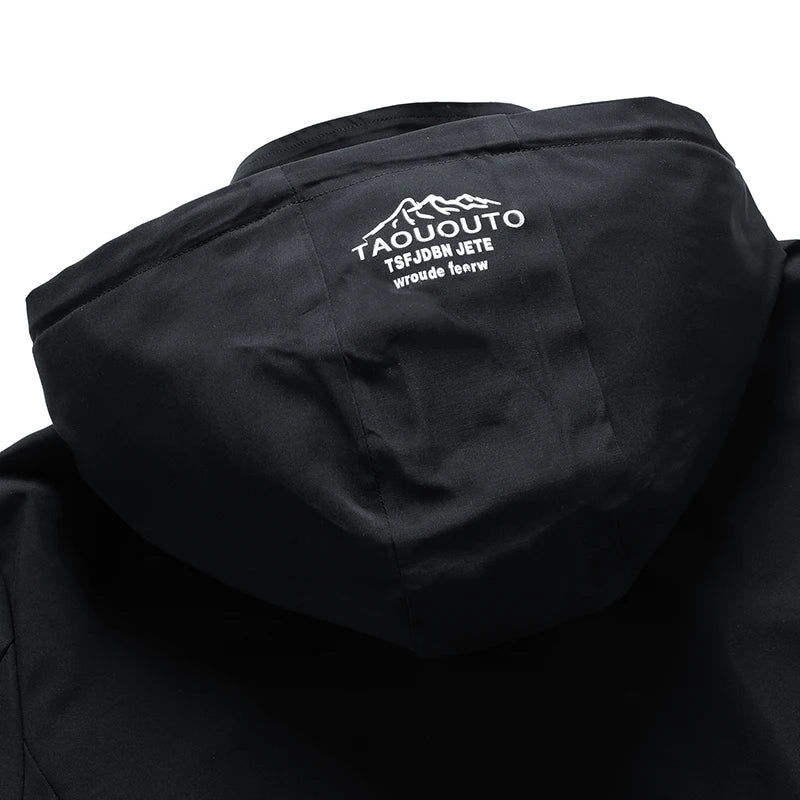 Men's Outdoor Sports Leisure Hooded Jacket Comfortable Trendy for Spring and Autumn Versatile Windproof Breathable Jacket