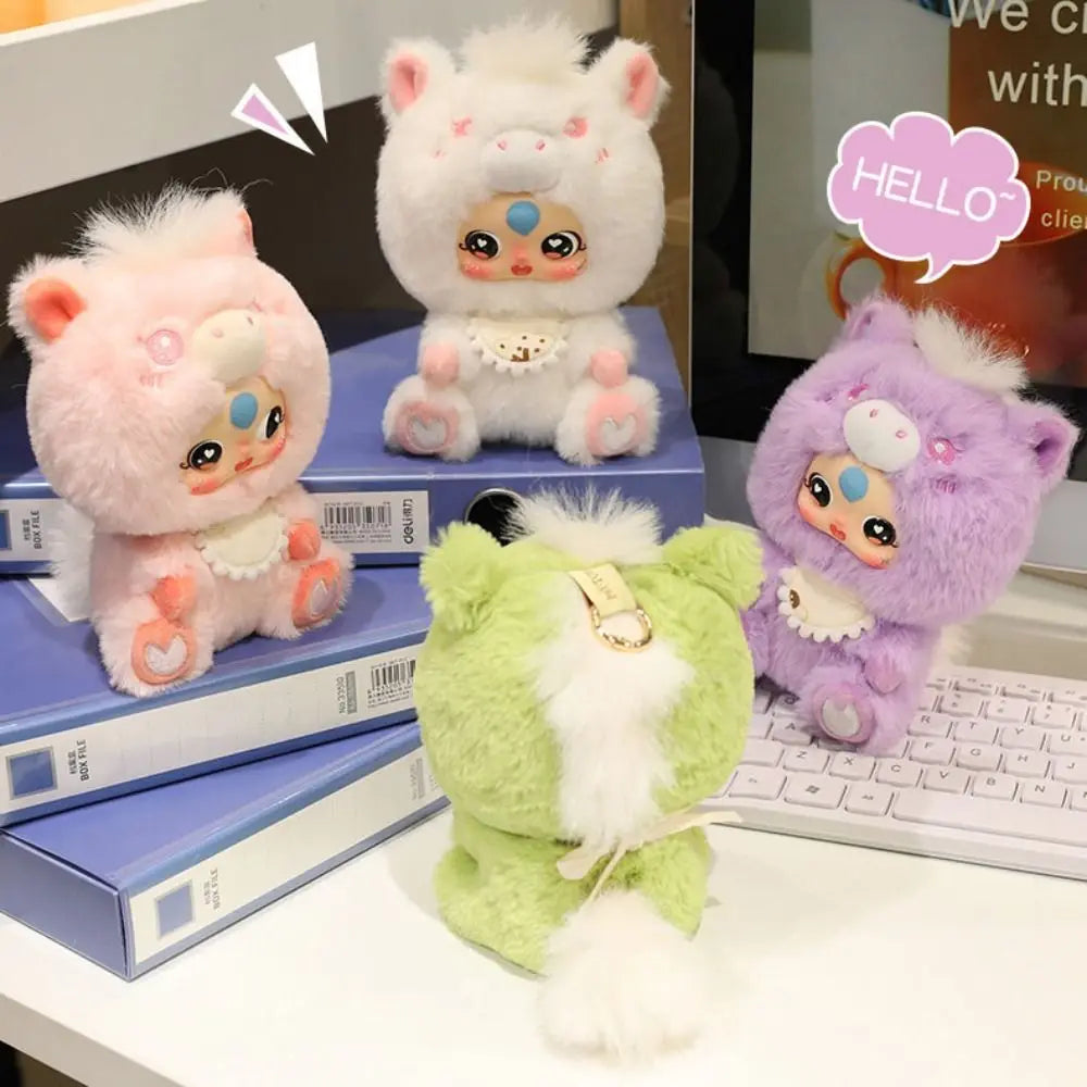 Kid's Accompany Dolls Pony Vinyl Pony Vinyl Plush Doll Soft Animal Vinyl Face Plush Toy Cute Pet Stuffed Plush Toys Boys Girls