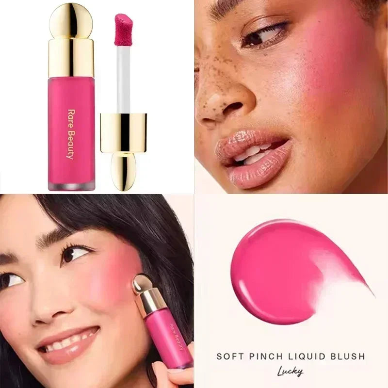 Rare Beauty Liquid Blush Lip Gloss Luminizer Blusher Long Lasting Moisturizing Nutrient Light Repair Lipstick Nature Face Makeup