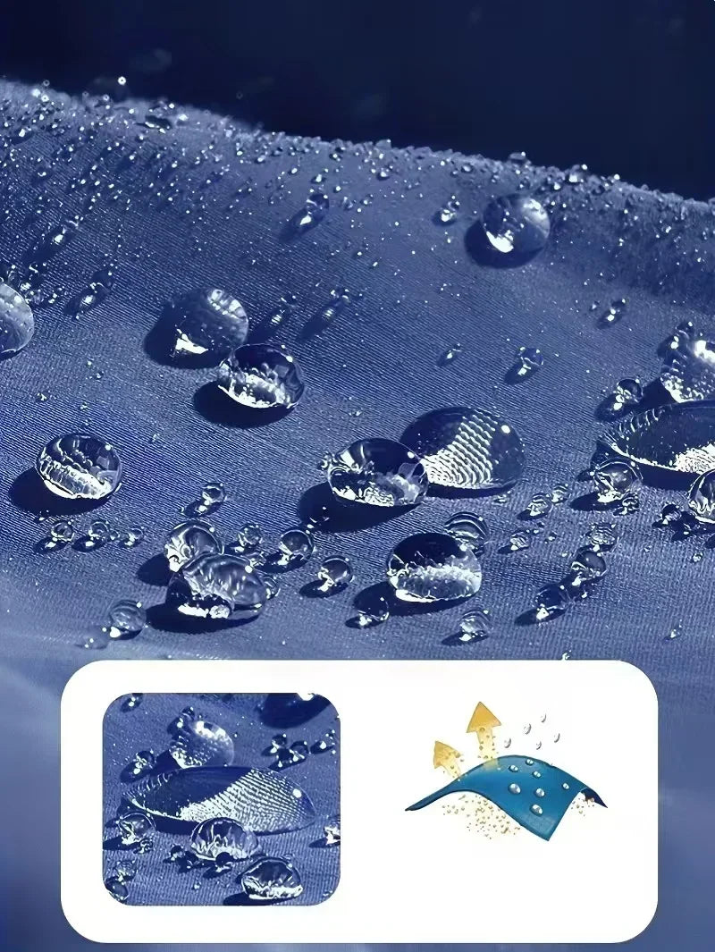 Honda Motorcycle Jacket Men's Hooded Windproof And Waterproof Coat With Detachable Hood And Zipper Shirt, Large Size Riding Suit