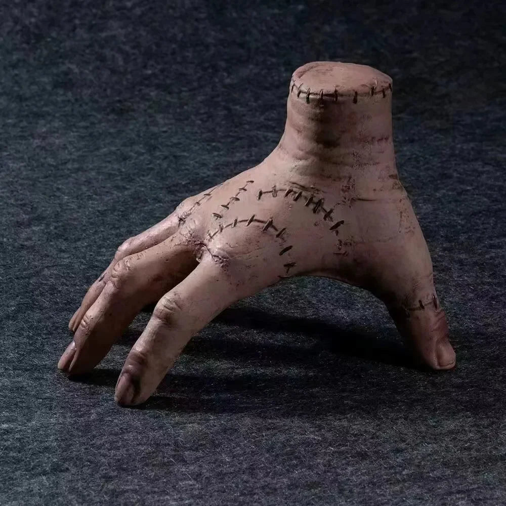 Halloween Horror Thing Hand From Addams Family Cosplay Latex Figurine Home Decor Crafts Party Prop Living Room Decoration