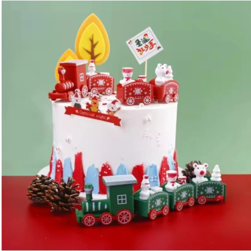 Christmas Train Merry Christmas Decorations For Home 2025 Cristmas Ornament Xmas Navidad Noel Gifts Happy New Year 2026 Gifts