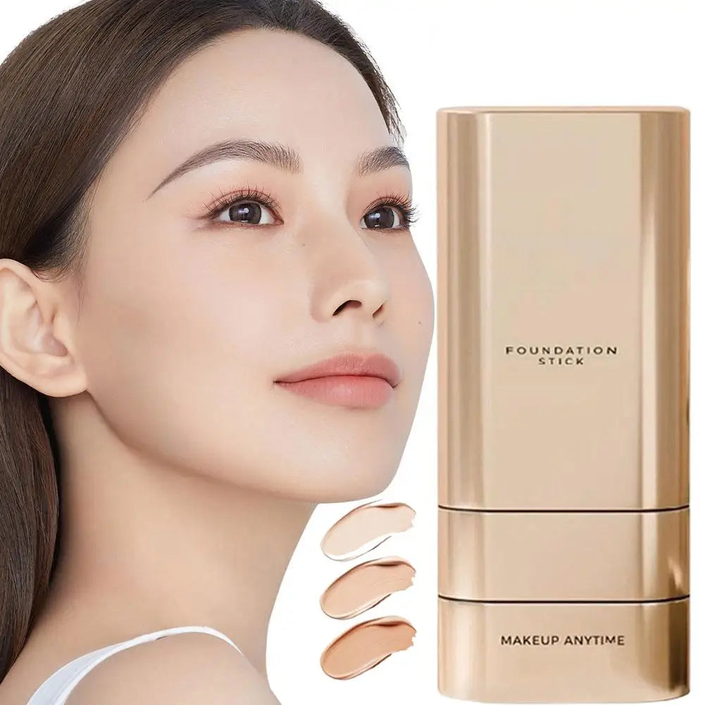 Two In One Foundation Make-up Stick Moisturizes, Thin, Lasting, Refreshing And Does Not Take Off Makeup