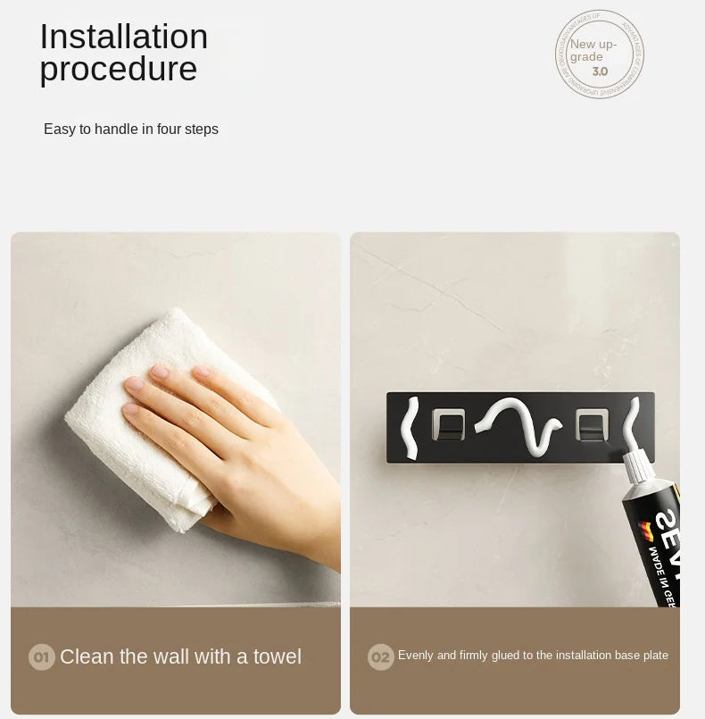 Kitchen knife holder, knife rack, non-perforation, wall-mounted storage box, kitchen organizer  kitchen items