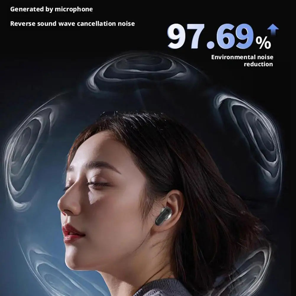 Wireless Bluetooth Earphones Sport Earbuds HiFi Stereo HD Mic Call Headphones LED Screen Headset 2025