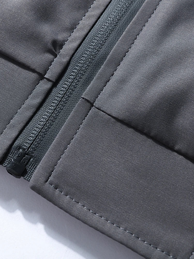 Business Jacket Men New Fashion Trend Spring Autumn Double-Sided Comfortable Jackets Versatile Stand Up Collar Workwear Coat Man