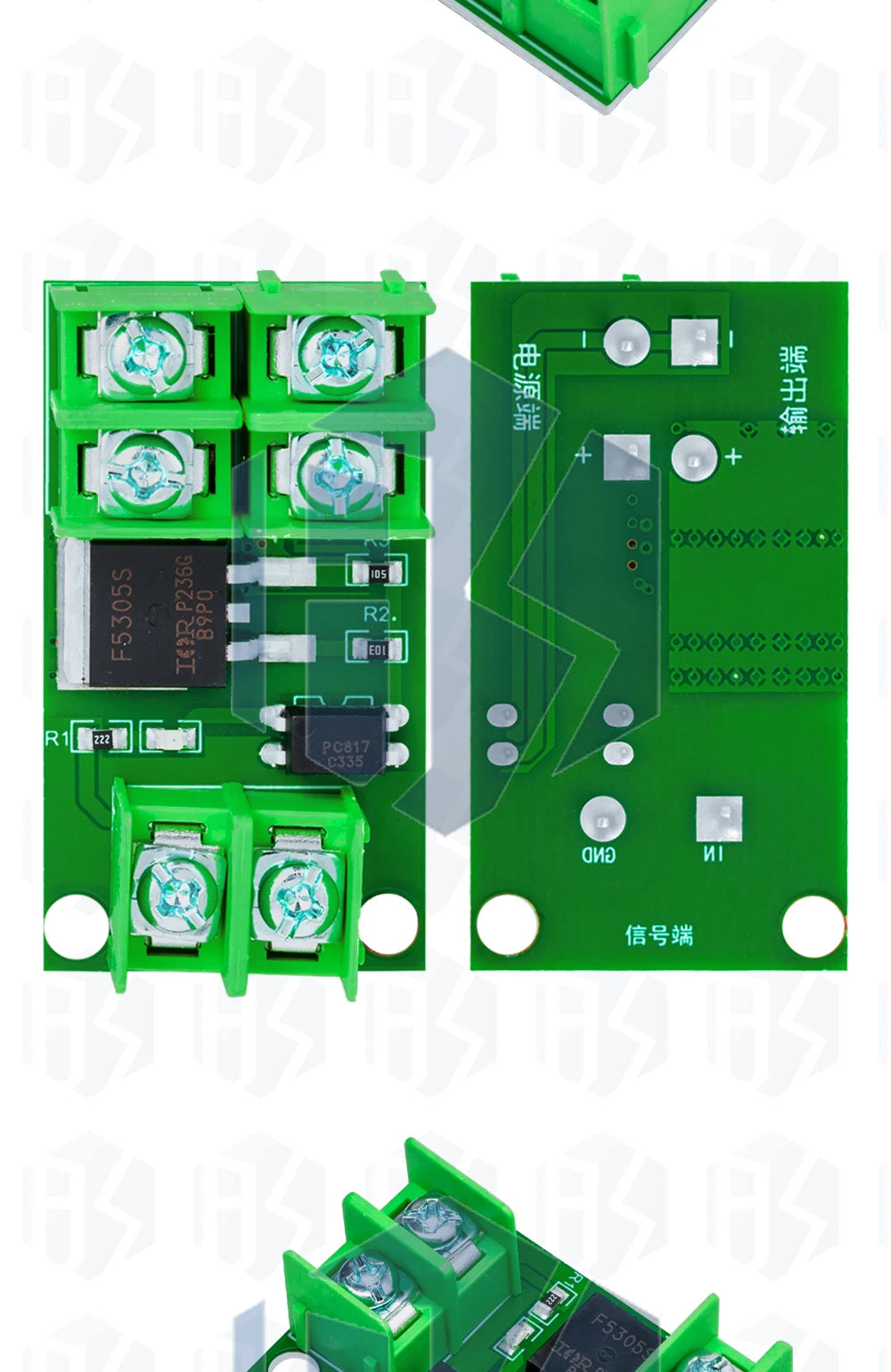 Electronic Control Board - Triggered Switch Module Featuring DC - Controlled MOSFET Optocoupler