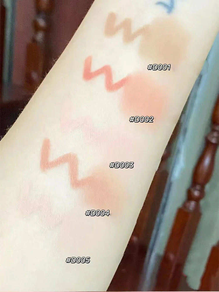 Nude Lip Liner with Lip Brush Cappuvini Korean Style Lip Makeup Long Last Velvet Matte Lipstick