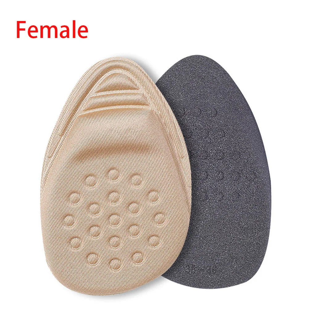 Women Men Pain Relief Forefoot Insert Half Insoles Non-slip Sole Shoe Cushion Reduce Padded Front Foot Pads for Shoes Inserts