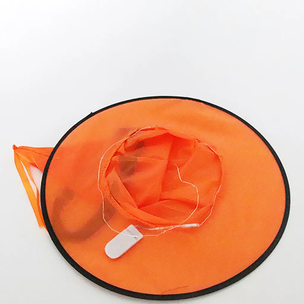 Led Halloween Flashing Light Witch Hat Starry Sky Ghost Festival Dress Up Glowing Elf Ghost Hat Lamp Home Decoration Hanging Lan