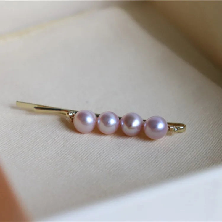 Hair Accessories for Girls Women Hairpins Clips Natural Baroque Freshwater Pearl Elegant Sweet Bridal Ornaments Wedding Gift