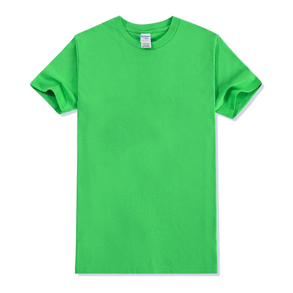 Custom T Shirt for Men And Women Design Your Own Logo Text Photo Front Back Free Both Side EU Size Cotton Personalized T-shirt