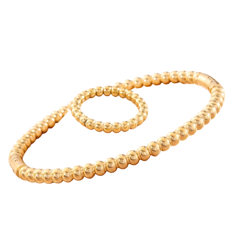 Luxurious and fashionable design bracelet and ring set, fashionable jewelry suitable for women’s parties and banquets