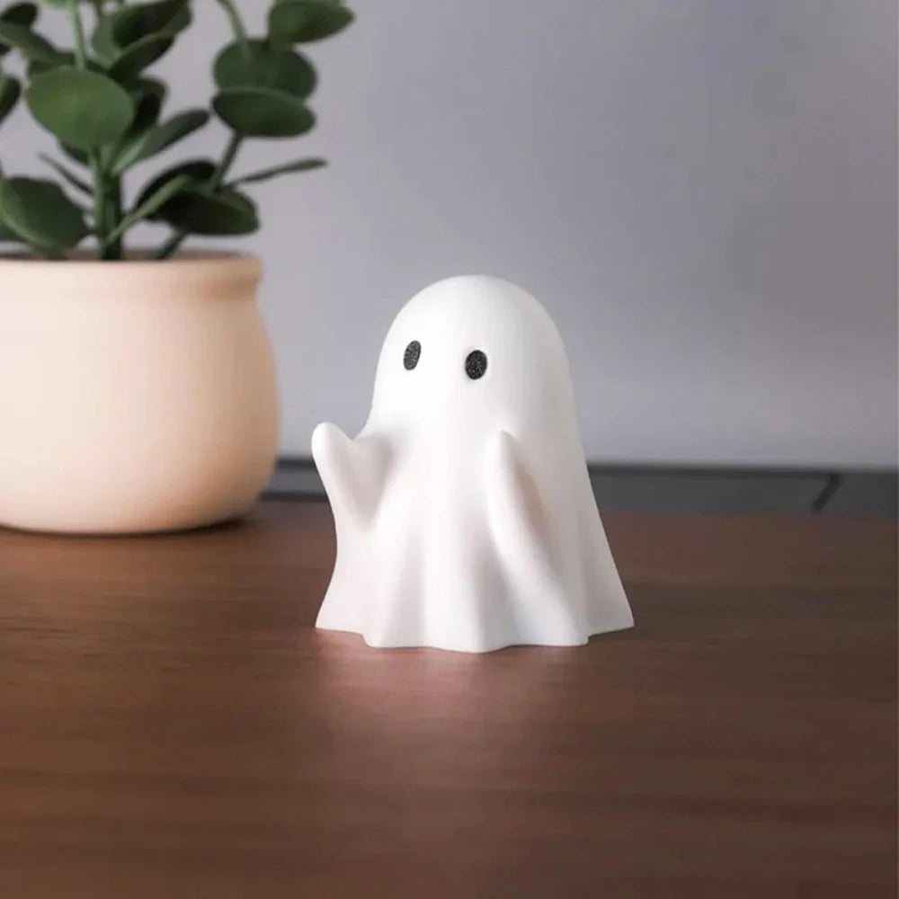Halloween Ghost Ornament Cute Resin Creative Pen Holder Funny Creative Ghosts Home DIY Decor Cute Tabletop Ornaments Funny Gifts