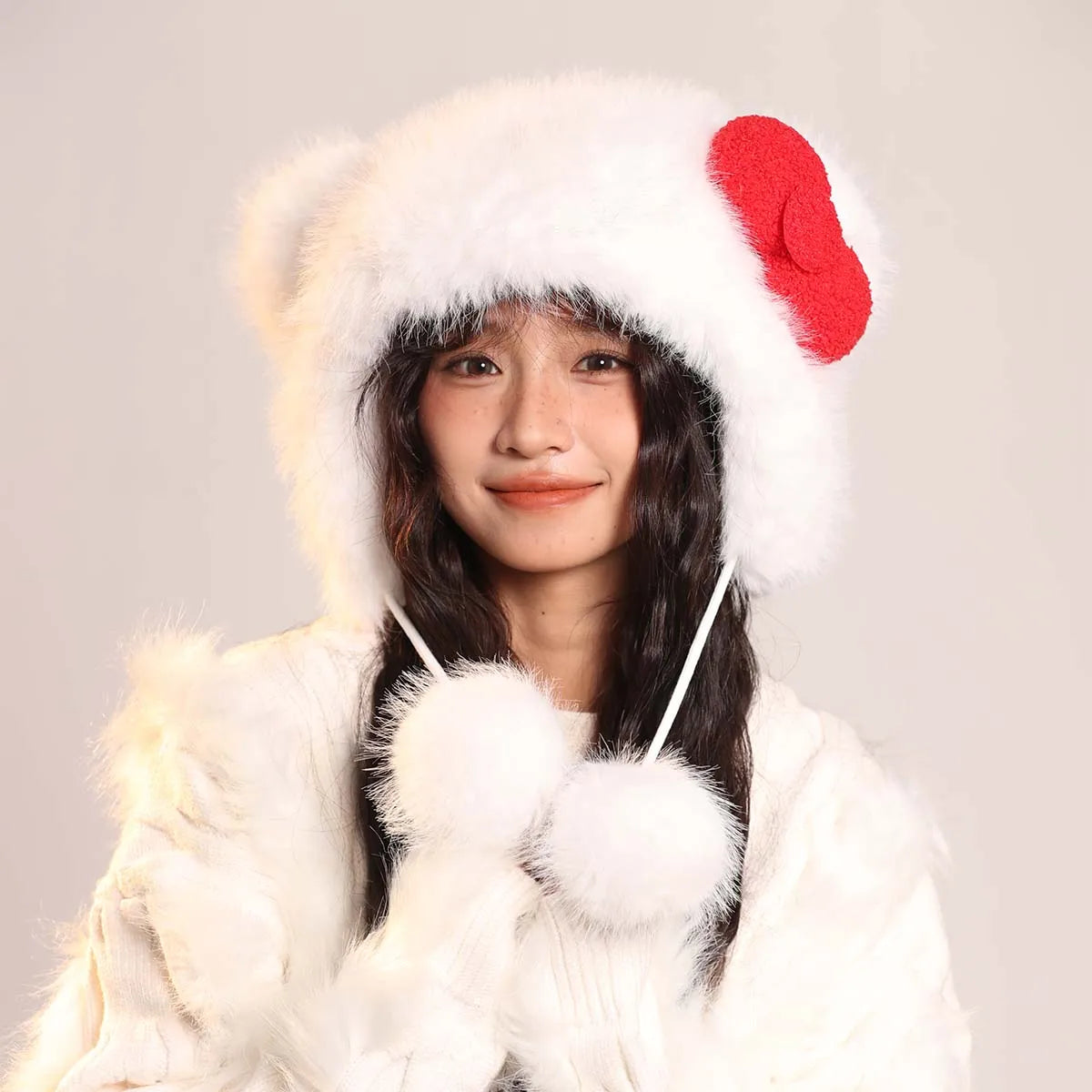 men's Hat beanie ski mask Caps Women's hat Beanie winter accessories Hat with earflaps Y2k hat Wool hats Winter hat bunny ears