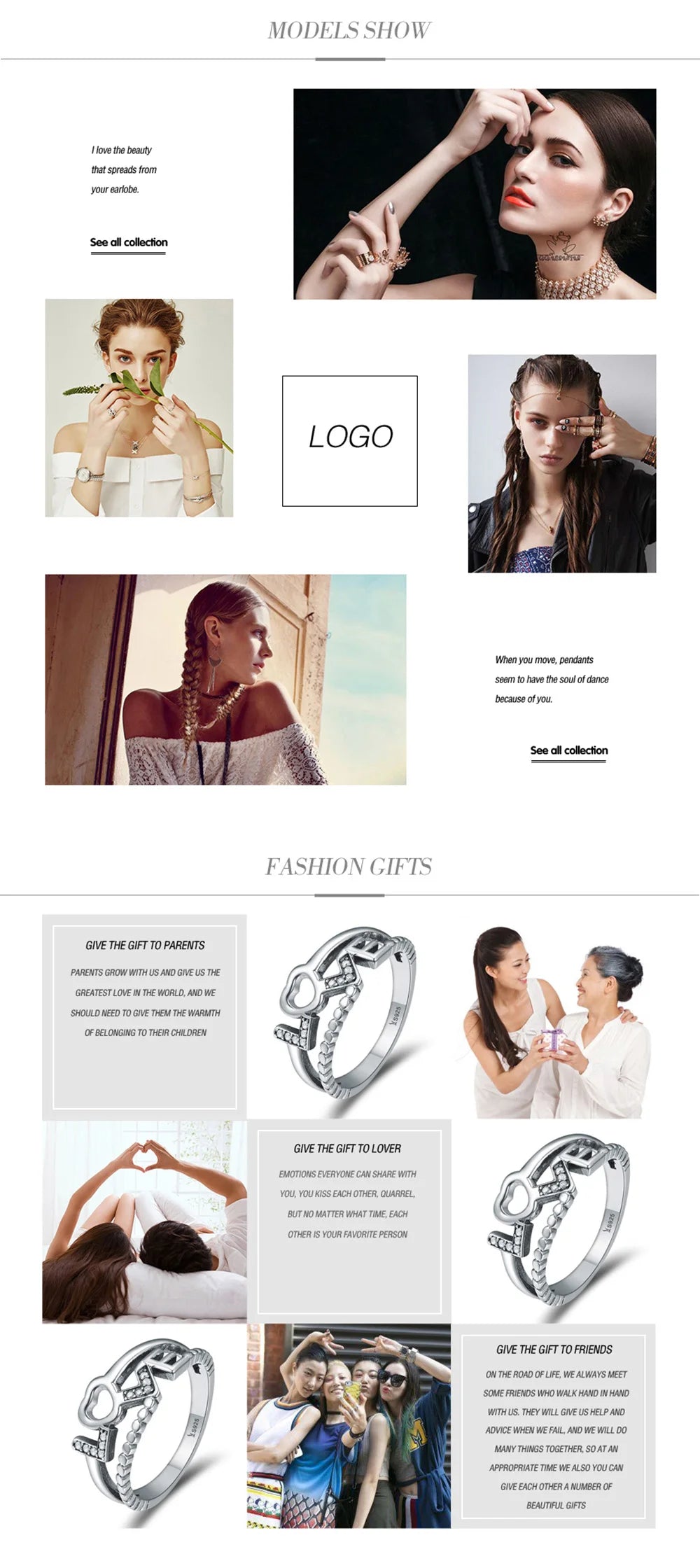 New Fashionable And Elegant Women's Crystal Necklace Earrings Fine Party Dress Set Chain Bridal Wedding Accessories Gift