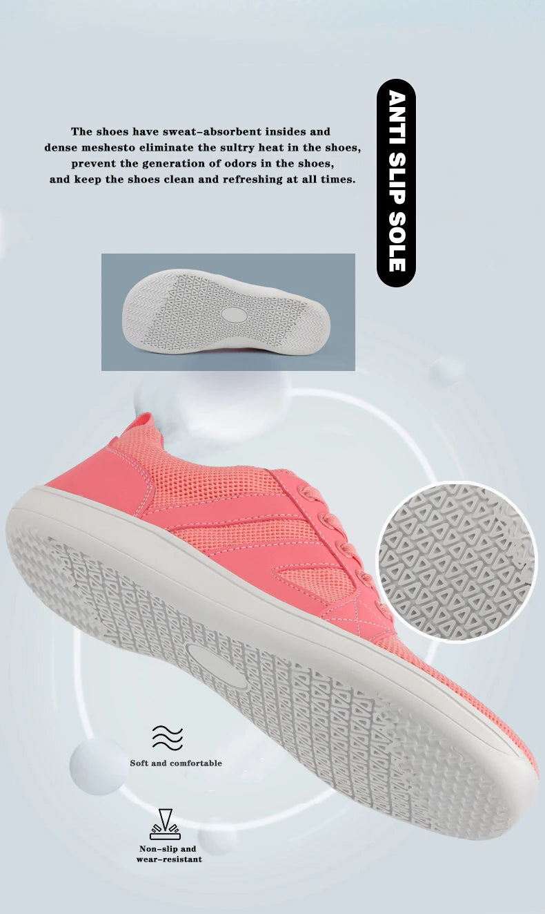 Wide-toed Shoes Men's Fashion Simple Casual Sports Shoes Barefoot Shoes Women's Jogging Shoes Walking Shoes