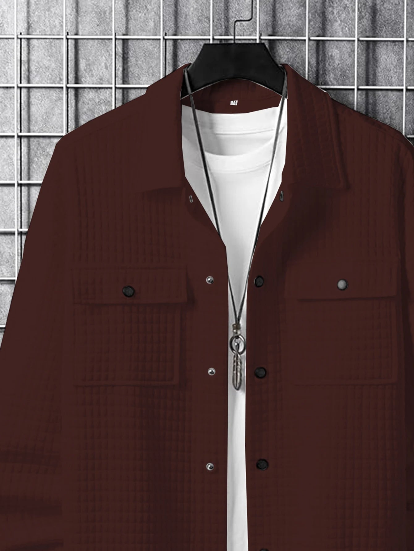Men's Casual Plaid Jacket Coat Fashionable Outerwear Design Versatile Style Suitable for Leisure & Formal Occasions