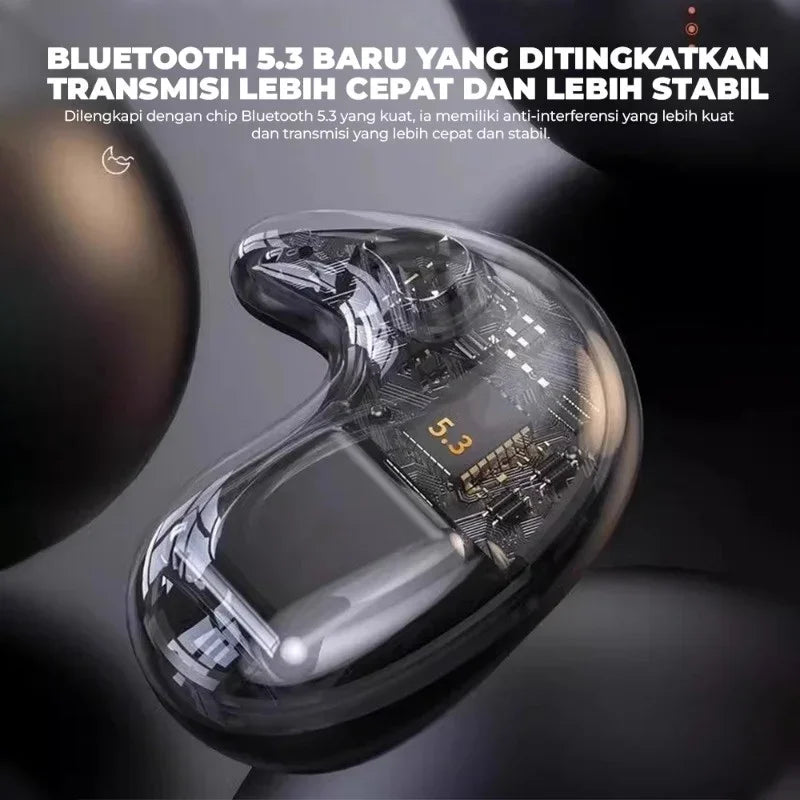 Wireless Headphones Bluetooth Earphones Bass Noise Reduction Hi-fi Music Wireless Earphones with Digital Power Display