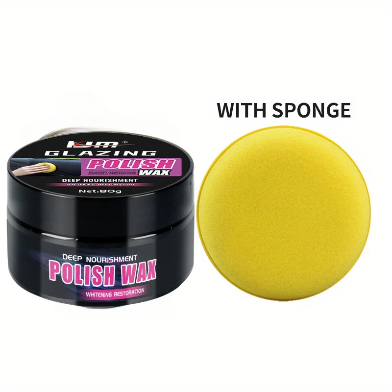 Universal Leather and Plastic Repair Polishing Wax - Automotive interior reconditioning cream for leather/plastic/rubber care