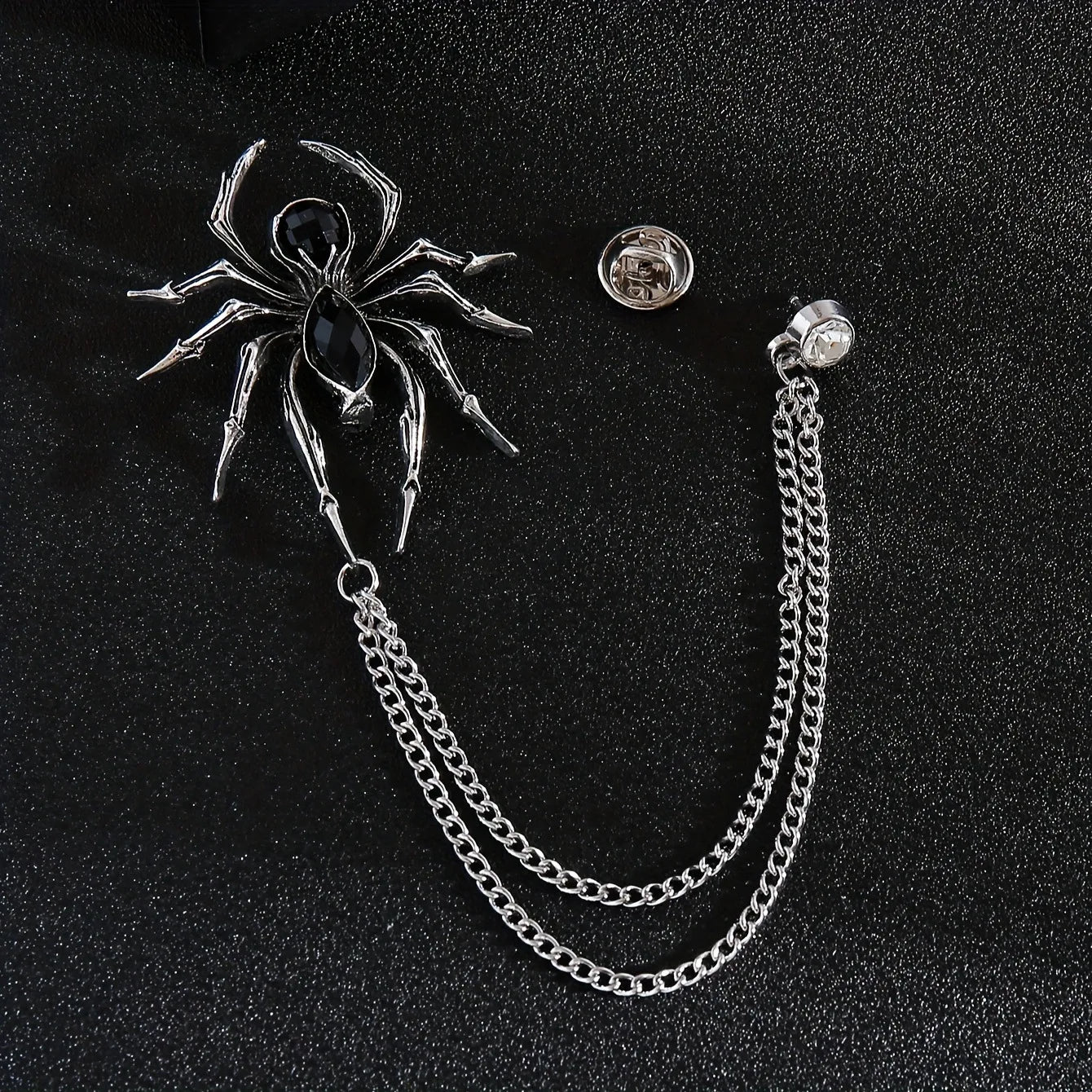 New men's personalized suit accessories brooch, European and American fashion versatile, animal shaped, niche spider