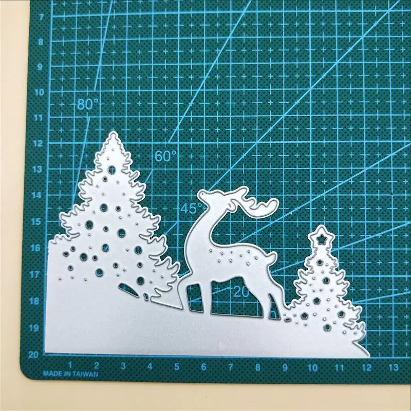 Christmas Greeting CardMetal Cutting Dies Scrapbooking New 2019 DIY Scrapbooking Photo Album Decorative Embossing DIY Paper Card