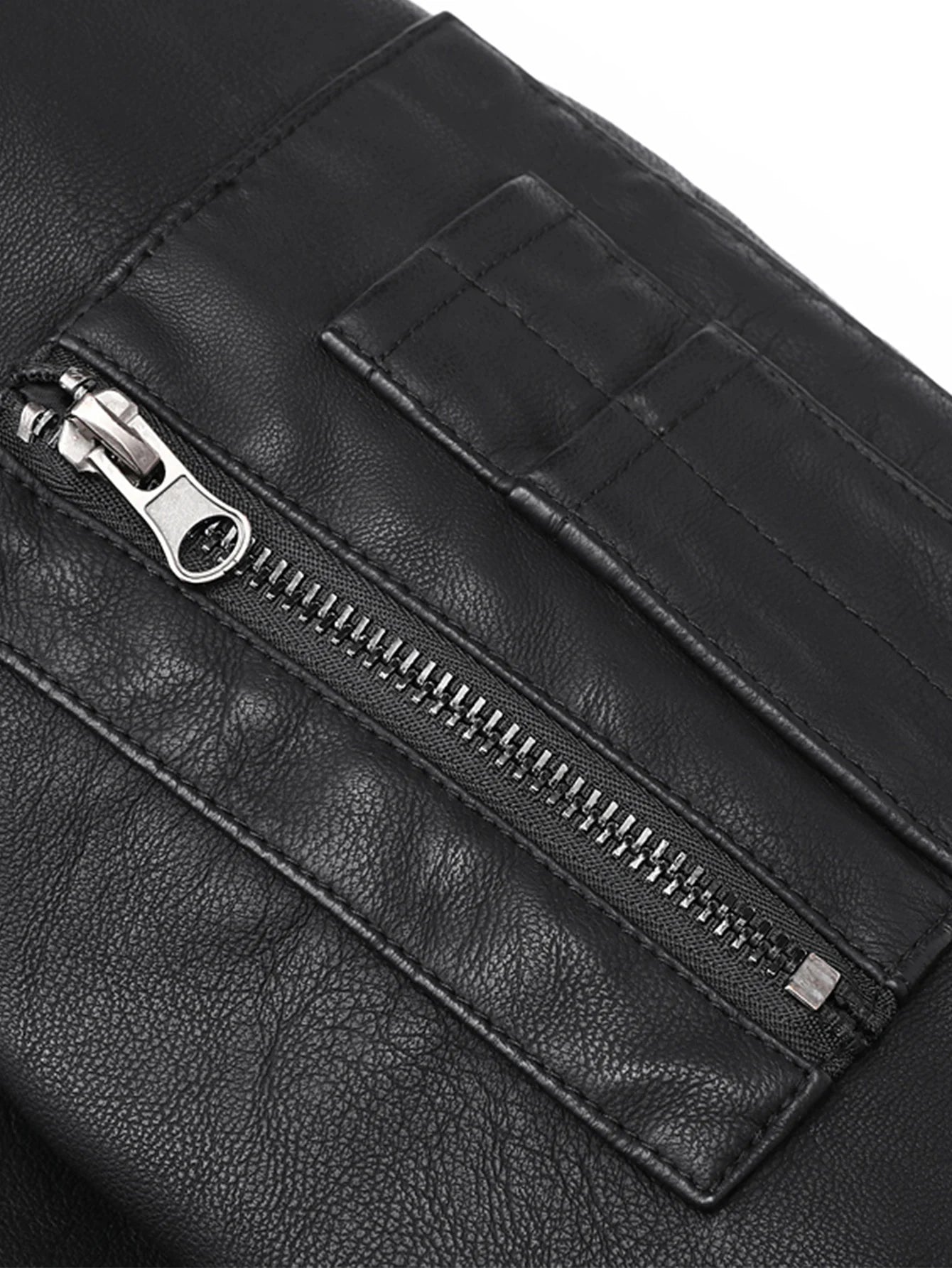 Men'S Baseball Jacket - Windproof Warm Coat with Zipper Closure, Brown & Green Accent Jacket, Non-Stretch Shell for Casual Outer